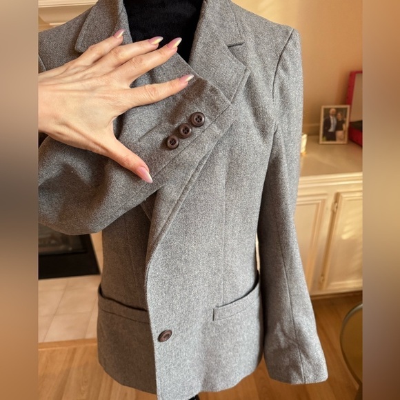 OSCAR DE LA RENTA Vintage Gray Jacket GVC - Picture 2 of 7